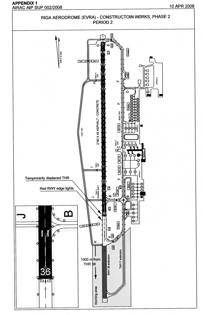 Riga Aerodrome Construction Works Phase 2, Period 2