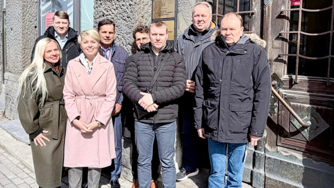 Igaunijas delegācija Rīgā 2026. gada 8.aprīlis