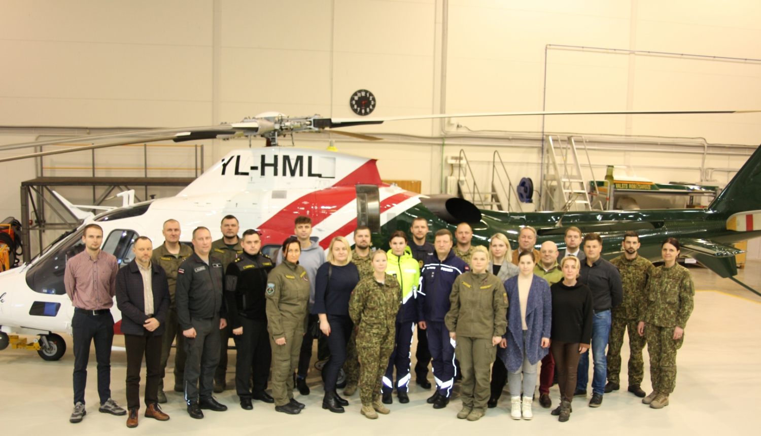 Valsts iestāžu teorētiskās apmācības saskaņā ar Operatīvās rīcības plānu nelaimes gadījumā cietušā gaisa kuģa