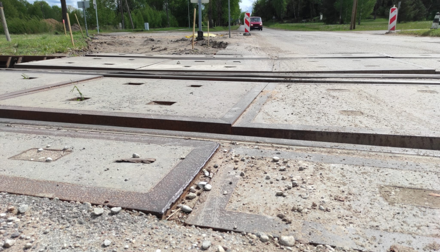 Dzelzceļā pārbraukteve sliktā tehniskā stāvoklī 