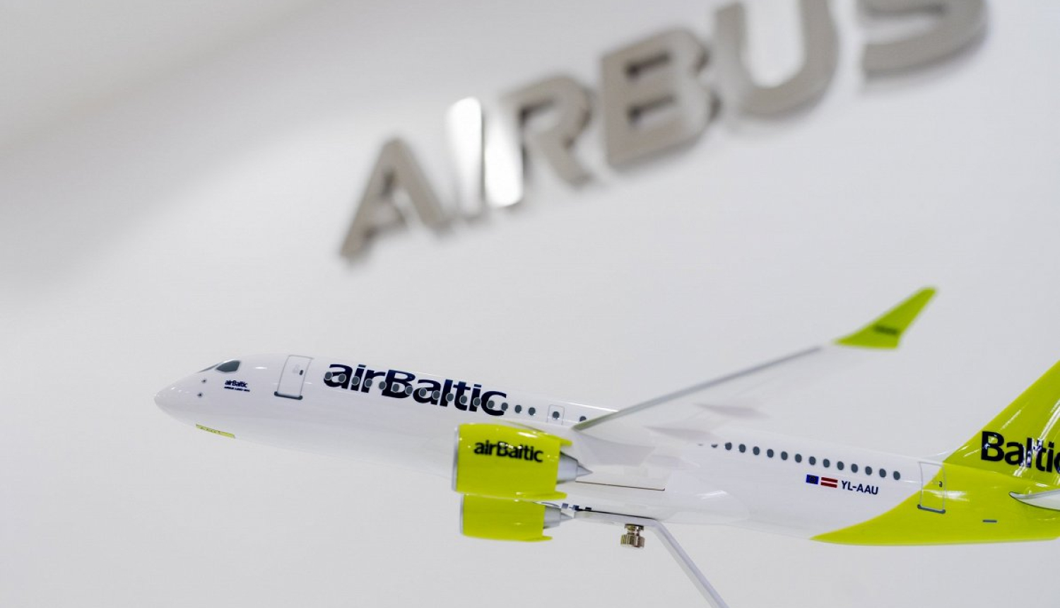 AirBaltic Airbus A220 gaisa kuģis